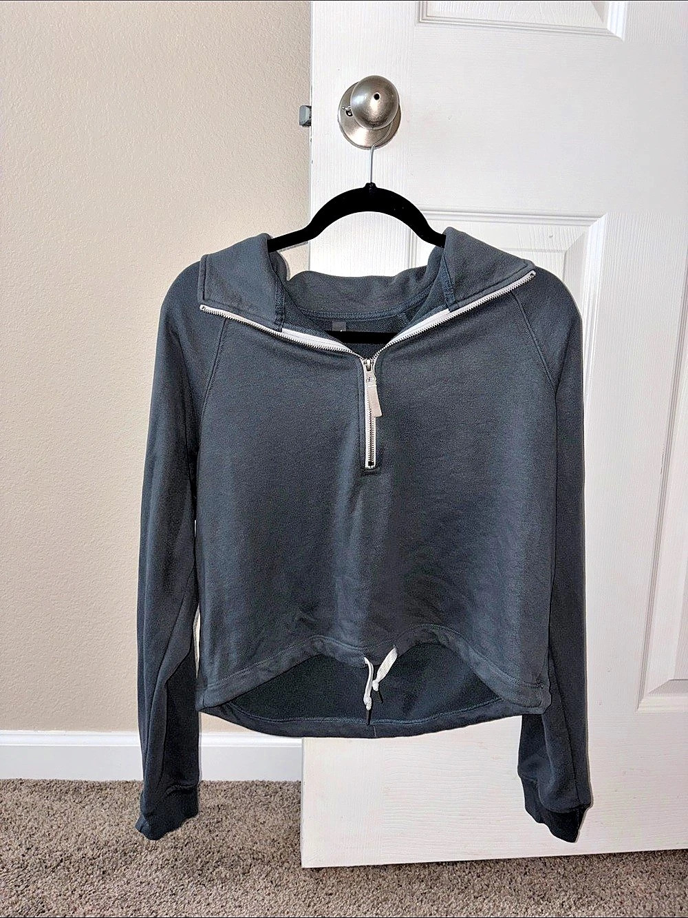 Vuori Sedona Sport Half Zip Blue Gray Medium